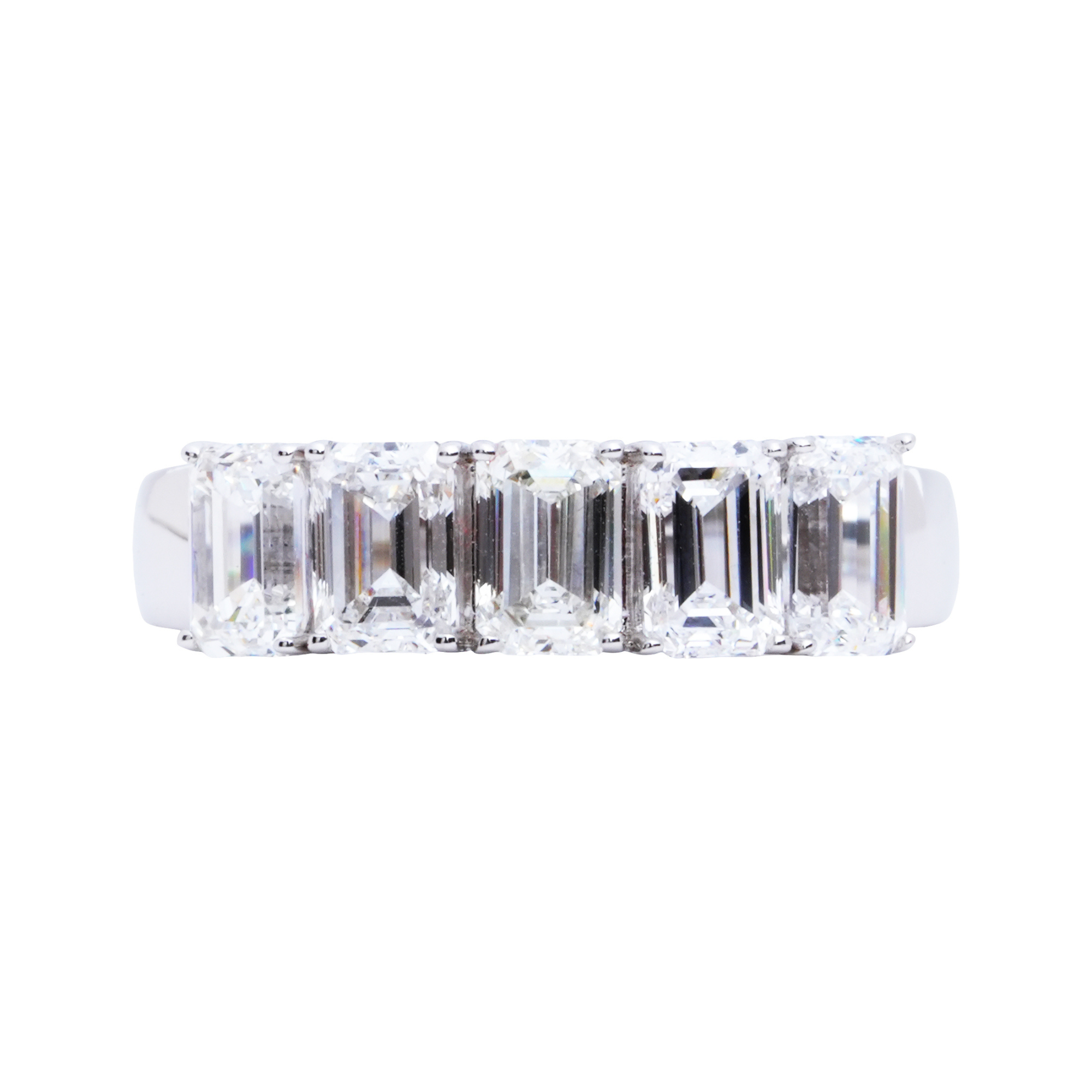Ruth Emerald Diamond Band